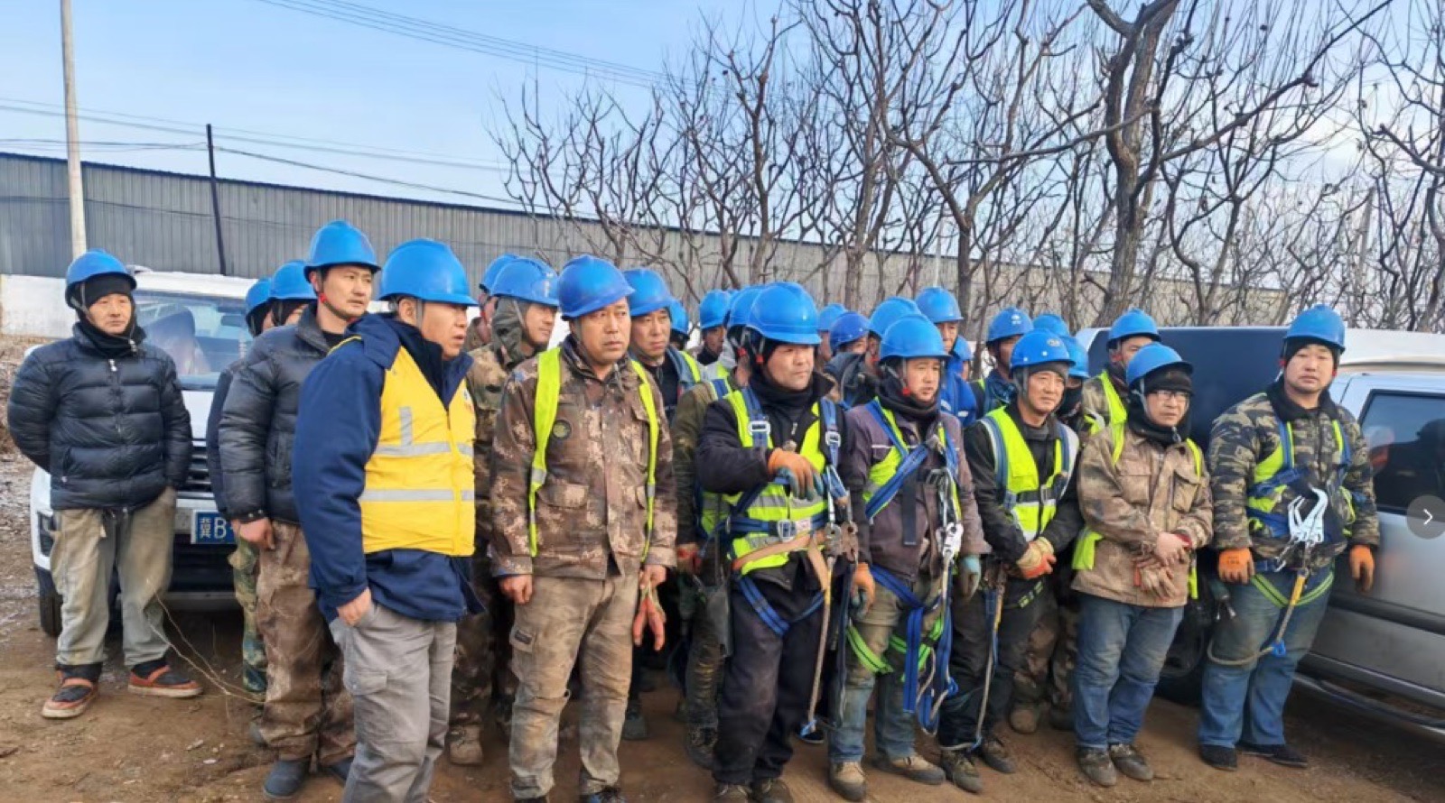 临港铁路专用线接触网事故抢修及复旧工程,施工现场参建人员